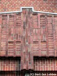 Detail voorgevel (kruis).
<br/>
Gert-Jan Lobbes, 2017